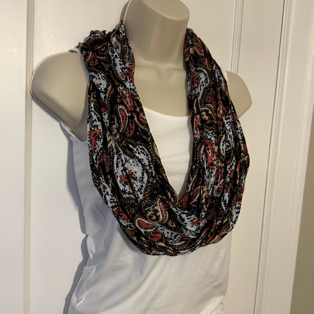J.Crew Paisley Print Infinity Scarf